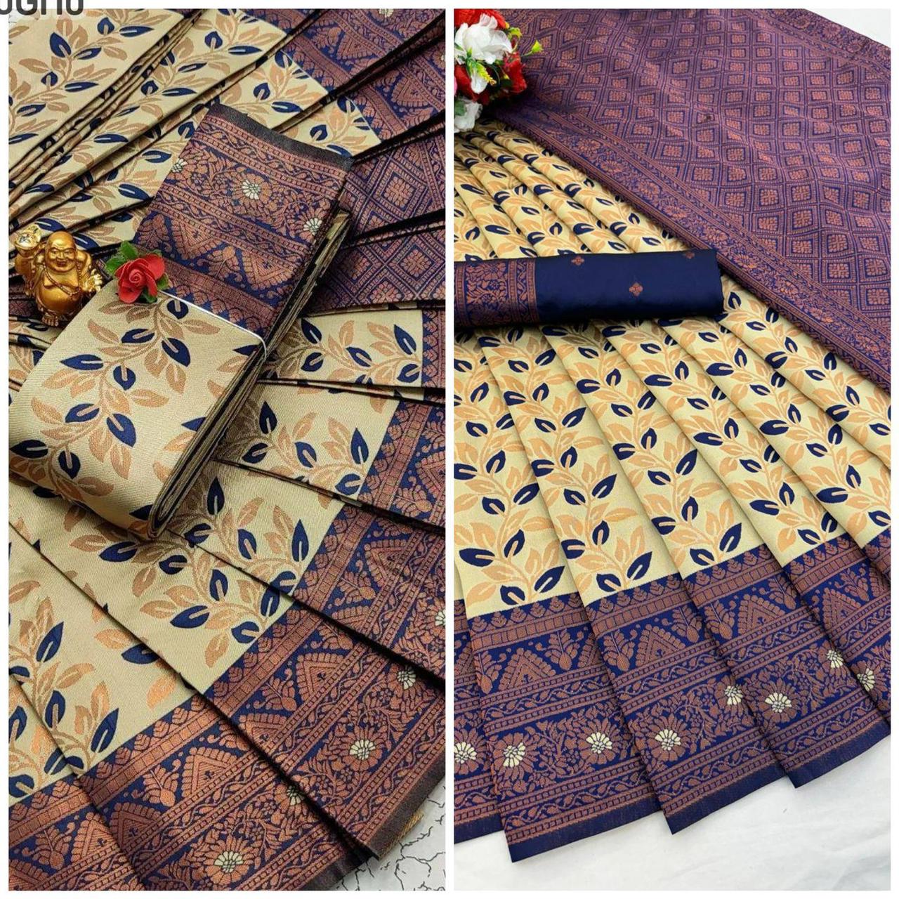 SF 667 By Shubh Copper Zari Tissue Kanchi Designer Saree Wholesale Market In Surat
